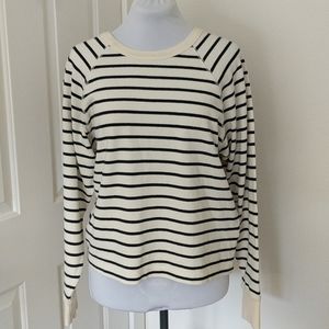 NWT Madewell Luxe Raglan Sweatshirt